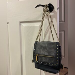 Stylish Blue Studded Bag